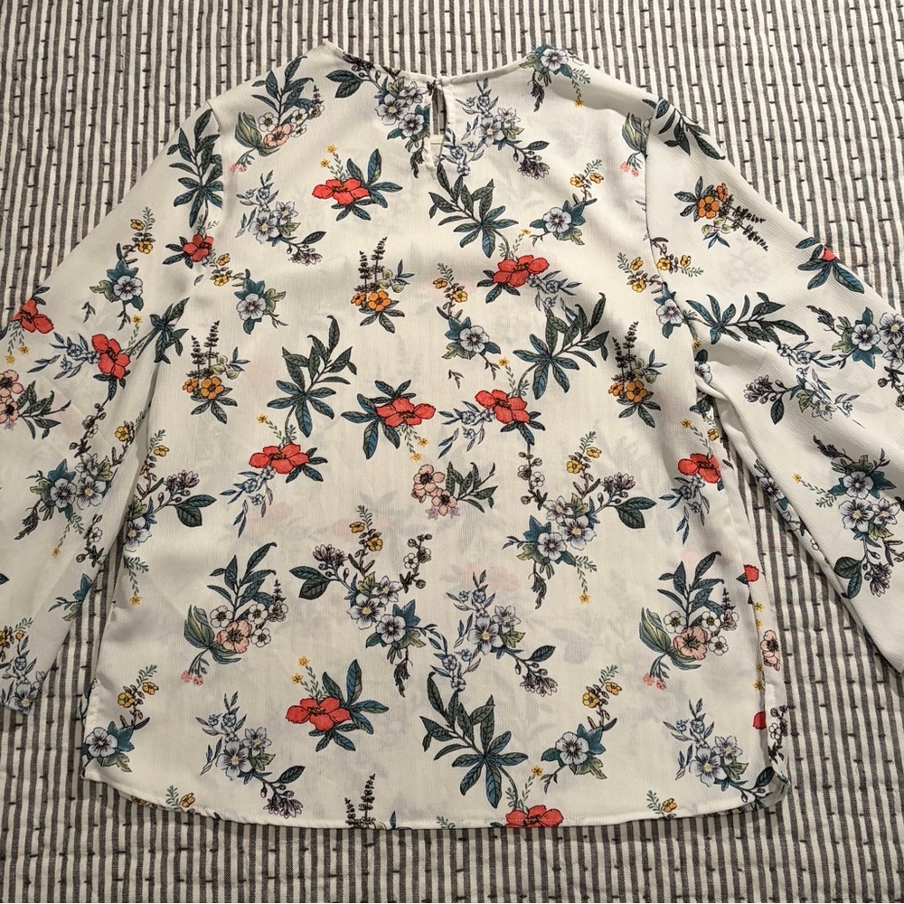 New Look Multicolor Floral Top